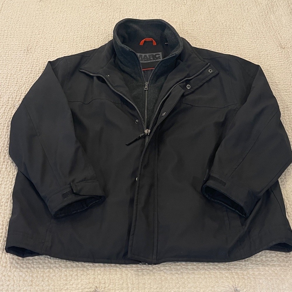 Andrew Marc Men’s XXL Double Zip Coat